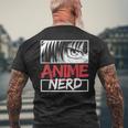 アニメオタクオタクアイマンガファングラフィック メンズTシャツ バックプリント 高齢者への贈り物