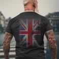 イギリス 国旗 ロンドン メンズ ユニオン ジャック イングランド ロック モッズ アーミー Army かっこいい Uk メンズTシャツ バックプリント 高齢者への贈り物