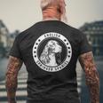 イングリッシュ・スプリンガー・スパニエル・ メンズTシャツ バックプリント 高齢者への贈り物