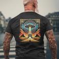 エジプトufo古代スターゲート Egypt Ufo Ancienttargate メンズTシャツ バックプリント 高齢者への贈り物