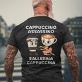 カプチーノ アサシーノ バレリーナ イタリアン ブレイン ミーム キッズ メンズTシャツ バックプリント 高齢者への贈り物
