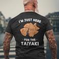 カワイイ かわいい たい焼き I'm Just Here For The Taiyaki メンズTシャツ バックプリント 高齢者への贈り物