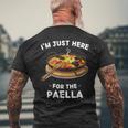 カワイイ キュート パエリア I'm Just Here For The Paella メンズTシャツ バックプリント 高齢者への贈り物