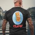 ギョウザ（町中華） メンズTシャツ バックプリント 高齢者への贈り物