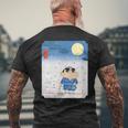 クレヨンしんちゃん 夜桜としんちゃん メンズTシャツ バックプリント 高齢者への贈り物