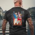 クレヨンしんちゃん 野原一家ファイヤー！！ メンズTシャツ バックプリント 高齢者への贈り物