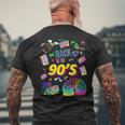 クールな90年代フォーエバー、ヴィンテージレトロバックトゥ90年代のグラフィックデザイン。 メンズTシャツ バックプリント 高齢者への贈り物