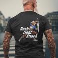 グランブルーファンタジーヴァーサス -ライジング- Dash Light Attack グラン メンズTシャツ バックプリント 高齢者への贈り物