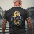 ゴリラ ラッパー ヒップホップ メンズTシャツ バックプリント 高齢者への贈り物