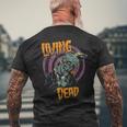 サイコビリー ホラー パンクロック Hr Living Dead Zombie メンズTシャツ バックプリント 高齢者への贈り物