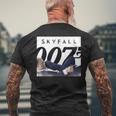 ジェームズ・ボンド 007 スカイフォール メンズTシャツ バックプリント 高齢者への贈り物