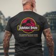 ジュラシック・ワールド Jurassic Parkpixel メンズTシャツ バックプリント 高齢者への贈り物