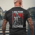 スターウォーズ クラシック 父の日 I Am Your Father 胸ポスター メンズTシャツ バックプリント 高齢者への贈り物