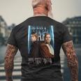 スター・ウォーズ クラシック オビワン&アナキン グループショットポスター メンズTシャツ バックプリント 高齢者への贈り物