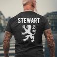 スチュワート氏族 スコットランド 姓 スコットランド 紋章 メンズTシャツ バックプリント 高齢者への贈り物