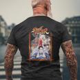 ストリートファイターポスターカバー 壮大なバトルロイヤル 象徴的なゲーマー メンズTシャツ バックプリント 高齢者への贈り物