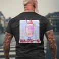 ストロベリー ミルクセーキ レトロ 90年代 2000年代 かわいい アニメ 美学 メンズTシャツ バックプリント 高齢者への贈り物