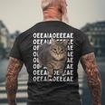 スピニングキャットミーム Oiiaoiia キャットミーム メンズTシャツ バックプリント 高齢者への贈り物