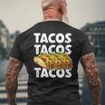 タコス Tacos メンズTシャツ バックプリント 高齢者への贈り物