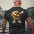 ダビングバーガー ファーストフード ナショナルハンバーガー ダブ愛好家 メンズTシャツ バックプリント 高齢者への贈り物