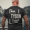 チームタイソン生涯メンバータイソン名 メンズTシャツ バックプリント 高齢者への贈り物