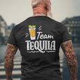 チーム・テキーラ・アイ・メキシカン・バー・アルコール・テキーラ・パーティー メンズTシャツ バックプリント 高齢者への贈り物