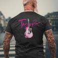 テイラーのファーストネーム 私はテイラーガールが大好きです かわいいギター メンズTシャツ バックプリント 高齢者への贈り物
