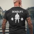 デッドリフト Deadlift メンズTシャツ バックプリント 高齢者への贈り物