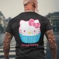 ハローキティ Usデザイン カップケーキ メンズTシャツ バックプリント 高齢者への贈り物