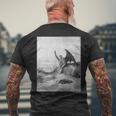 パラダイス・ロスト「多くの迷宮で」ギュスターヴ・ドレ アート メンズTシャツ バックプリント 高齢者への贈り物