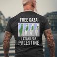 パレスチナギフト フィリストエルサレム パレスチナの自由 メンズTシャツ バックプリント 高齢者への贈り物