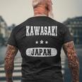 ビンテージ カワサキ 日本 メンズTシャツ バックプリント 高齢者への贈り物