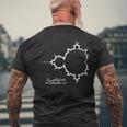フラクタル計算式 The Mandelbrotet メンズTシャツ バックプリント 高齢者への贈り物