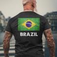 ブラジル国旗tシャツ メンズTシャツ バックプリント 高齢者への贈り物