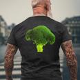 ブロッコリー 写真 エンブレム Broccoli Photo Emblem メンズTシャツ バックプリント 高齢者への贈り物