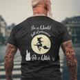 プリンセスがいっぱいの世界では魔女の月ハロウィンの贈り物になる メンズTシャツ バックプリント 高齢者への贈り物