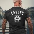 プレーヤーとファンのためのイーグルスマスコット メンズTシャツ バックプリント 高齢者への贈り物