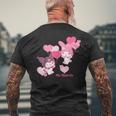 マイメロディ Usデザイン ハート メンズTシャツ バックプリント 高齢者への贈り物