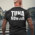 マグロハンター メンズTシャツ バックプリント 高齢者への贈り物