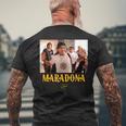 マラドーナカジュアル メンズTシャツ バックプリント 高齢者への贈り物