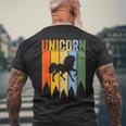 ユニコーン ユニコーン グッズ メンズTシャツ バックプリント 高齢者への贈り物