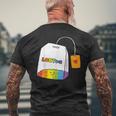 レインボーティーカップ Lgbtea Pride 愛らしいlgbtqプライド月間。 メンズTシャツ バックプリント 高齢者への贈り物