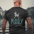 ロディ Rody（Rody Of ThetreetSkateboard_Green バックプリント メンズTシャツ バックプリント 高齢者への贈り物