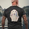 ロングヘア ダックスフンド ギフト かわいい ソーセージ 犬 レディース メンズ メンズTシャツ バックプリント 高齢者への贈り物