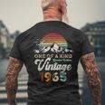 ヴィンテージ 1965 誕生日 60年 マウンテン レトロ メンズTシャツ バックプリント 高齢者への贈り物