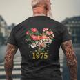 ヴィンテージ 1975年 楽しい かわいい 花柄 花 ラブハート 49歳の誕生日 メンズTシャツ バックプリント 高齢者への贈り物