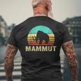 ヴィンテージ マムット サンセット レトロ メンズTシャツ バックプリント 高齢者への贈り物
