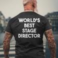 世界最高の舞台監督 メンズTシャツ バックプリント 高齢者への贈り物