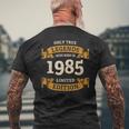 伝説は 1985 年に誕生しました ヴィンテージ 40 歳の誕生日 40 歳 メンズTシャツ バックプリント 高齢者への贈り物