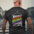 公式「Joseph And The Amazing Technicolor Dreamcoat」 メンズTシャツ バックプリント 高齢者への贈り物